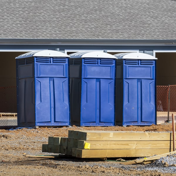 what is the expected delivery and pickup timeframe for the porta potties in West Lebanon NH